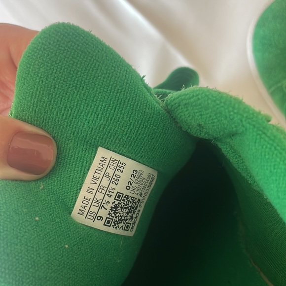 adidas Green and White Women's Shoes - Picture 4 of 4